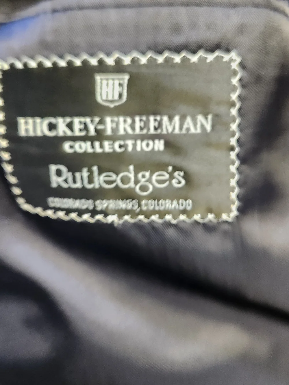 Hickey Freeman Loro Piana Blazer 42R Zelander 100% Wool Navy Sport Coat Italy